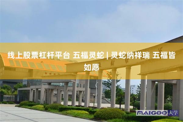 线上股票杠杆平台 五福灵蛇 | 灵蛇纳祥瑞 五福皆如愿