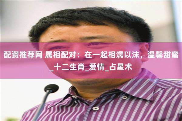 配资推荐网 属相配对：在一起相濡以沫，温馨甜蜜_十二生肖_爱