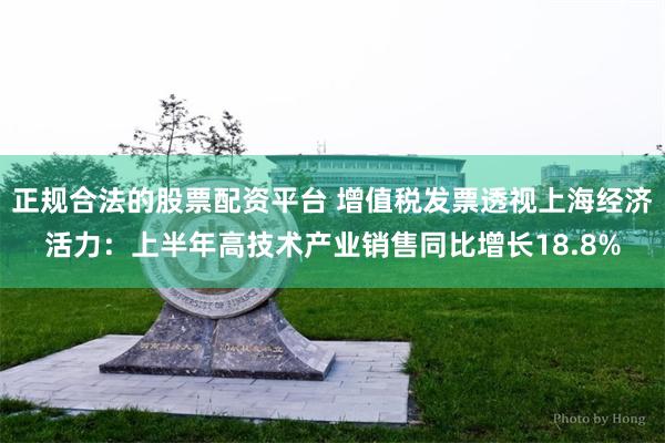 正规合法的股票配资平台 增值税发票透视上海经济活力：上半年高