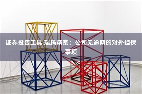证券投资工具 瑞玛精密：公司无逾期的对外担保事项